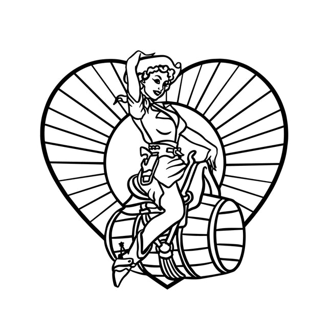 Barrel Racer’s Heartbeat at High Noon