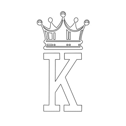Crowned Letter K