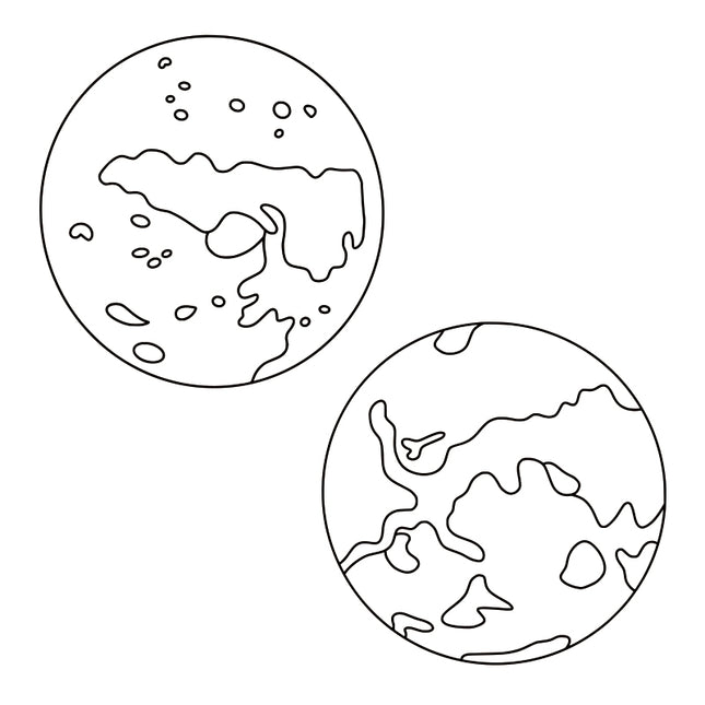 Earth & Moon (Pair)