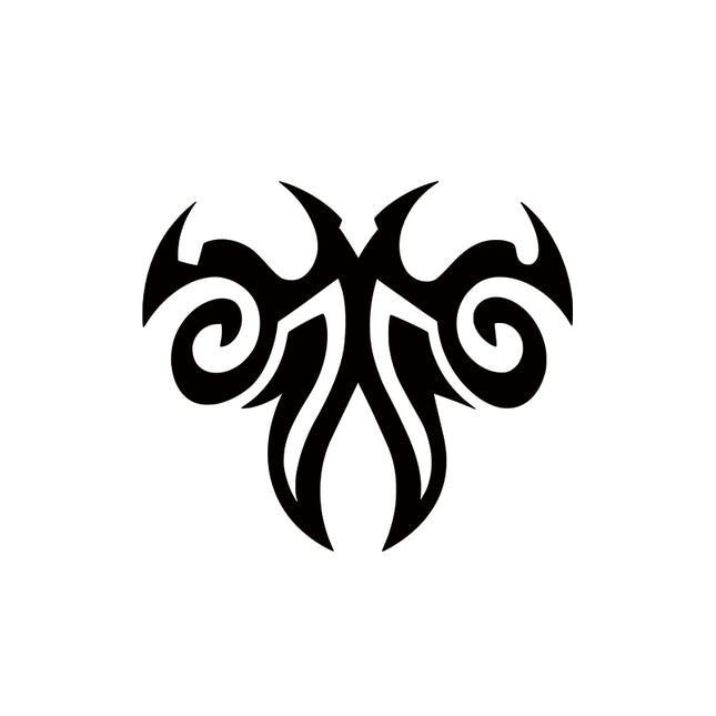Elemental Flow — Stylized Tribal Tattoo Motif