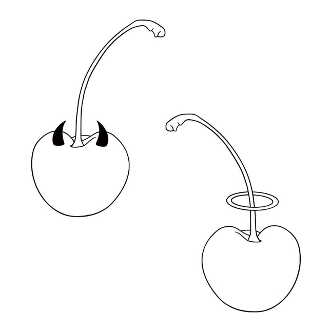 Good Cherry, Bad Cherry (Pair)
