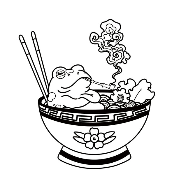 Samurai Frog In Bowl