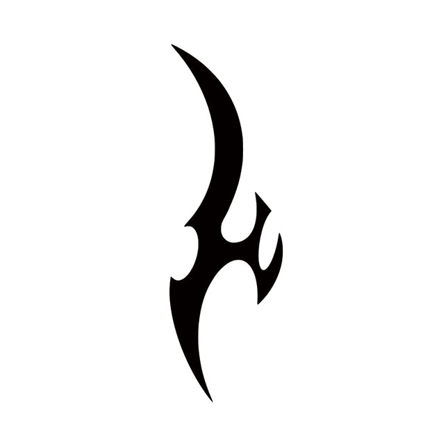 Tribal Flame Mark — Abstract Symbol of Power