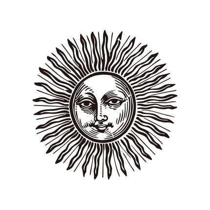 Solar Guardian with the Ancient Face