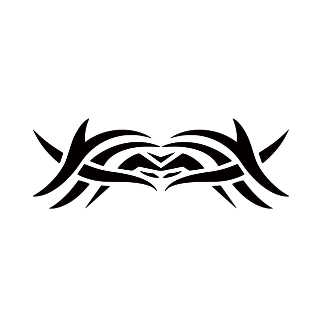 Barbed Kiss — Modern Tribal Wings Tattoo Decal