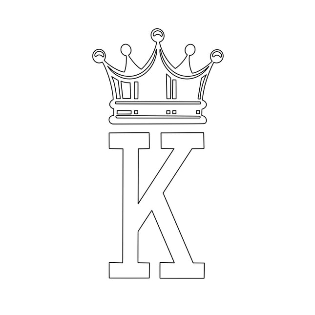 Crowned Letter K