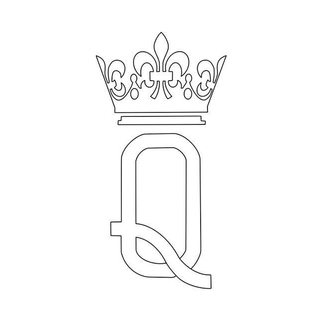 Crowned Letter Q