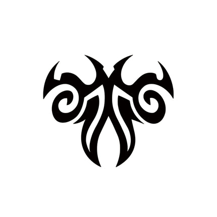Elemental Flow — Stylized Tribal Tattoo Motif