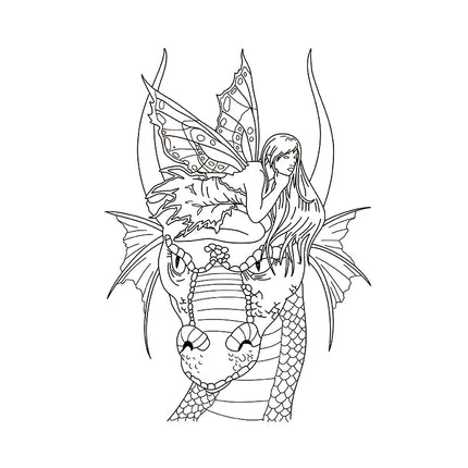 Elf Resting on Dragon’s Head