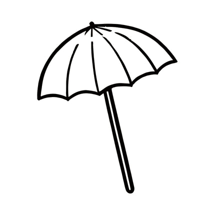 Escape Summer Umbrella (Black)