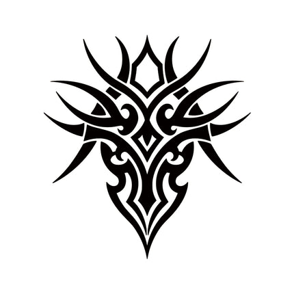 Flame Spirit — Tribal Tattoo Inspired by Polynesian Art