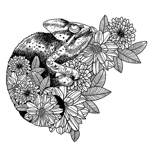 Floral Chameleon