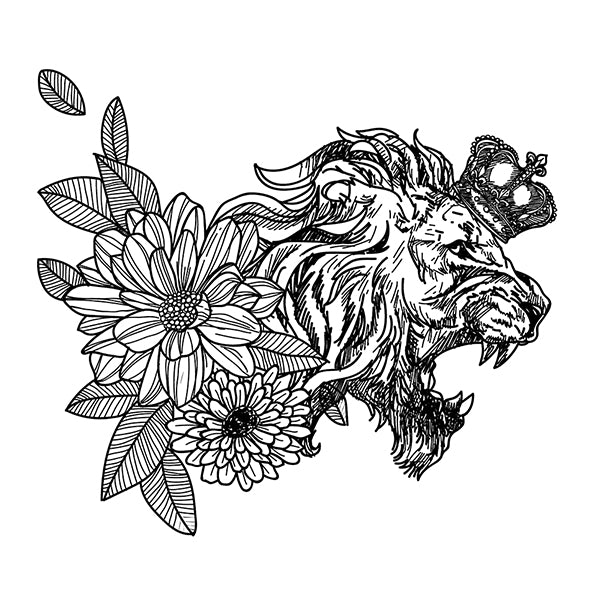 Floral Lion King