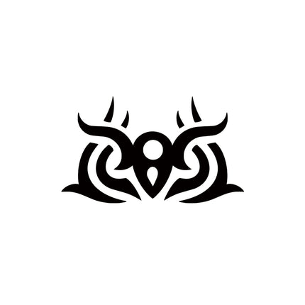 Flowing Tribal Harmony — Abstract Symmetrical Design
