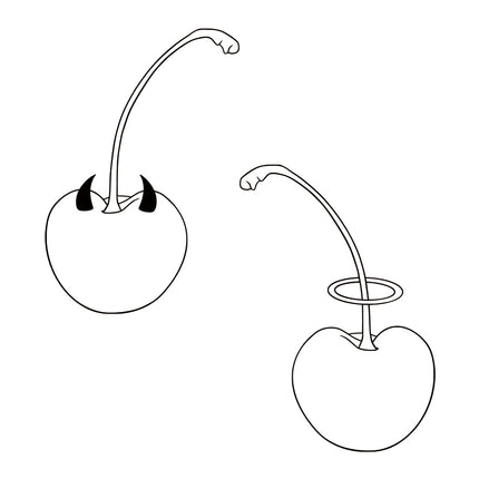 Good Cherry, Bad Cherry (Pair)