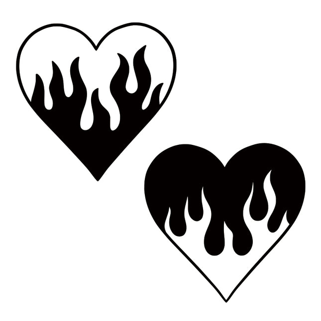 Heart on Fire (Pair)