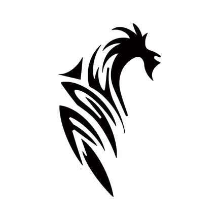 Mythic Steed — Tribal Animal Head Vector
