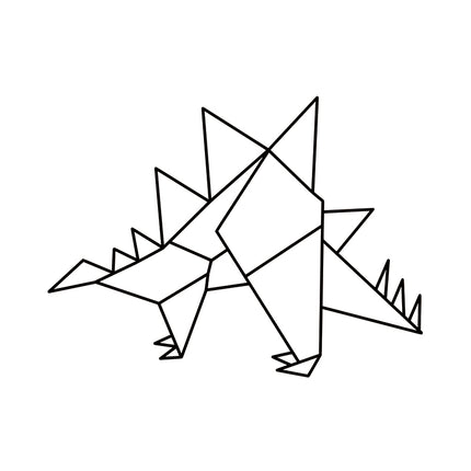 Origami Stegosaurus - Dino