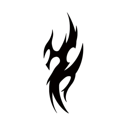 Primal Edge — Abstract Tribal Flame Design