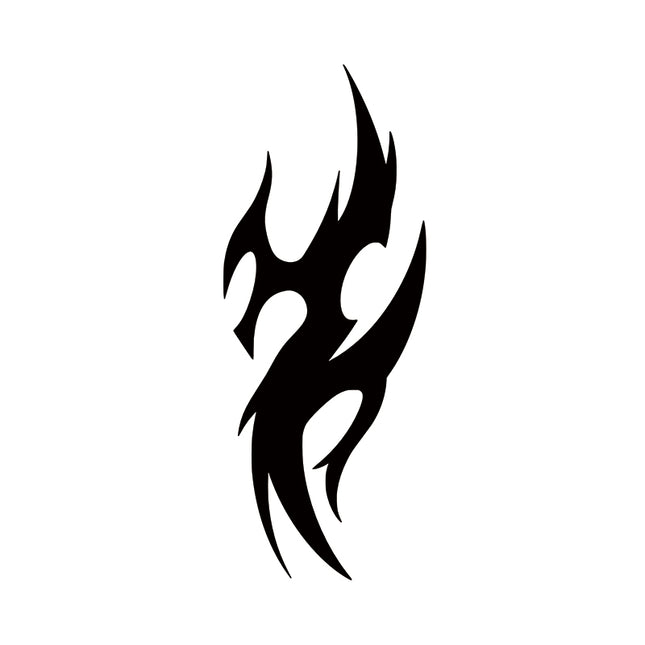 Primal Edge — Abstract Tribal Flame Design