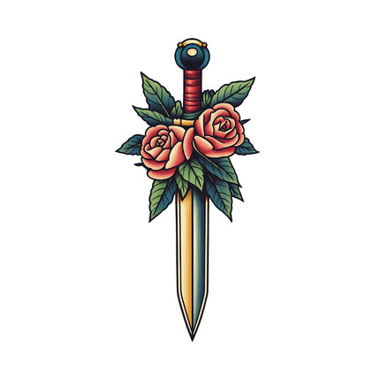 Razor with Roses