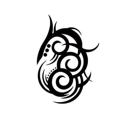Spiral Strength — Polynesian-Inspired Tribal