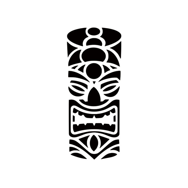 Stylized Tiki Mask — Polynesian Spiritual Emblem