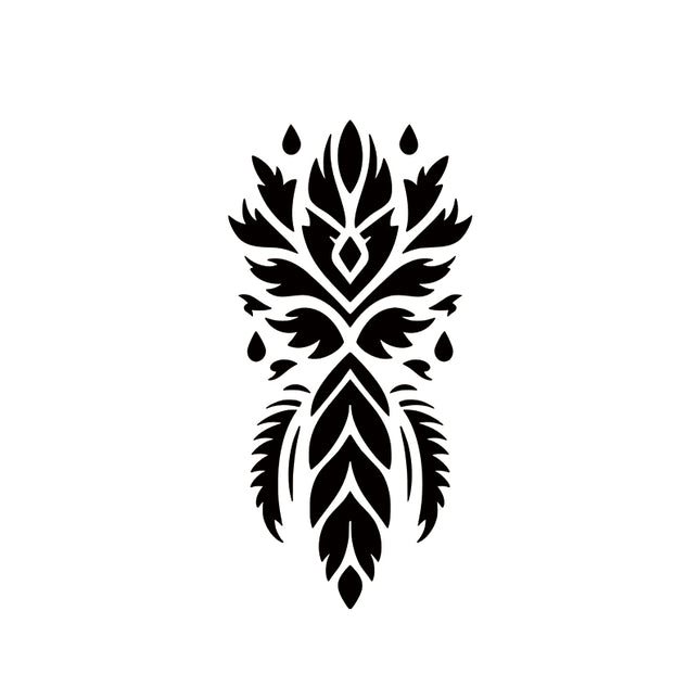 Symmetrical Floral Emblem — Classic Elegance