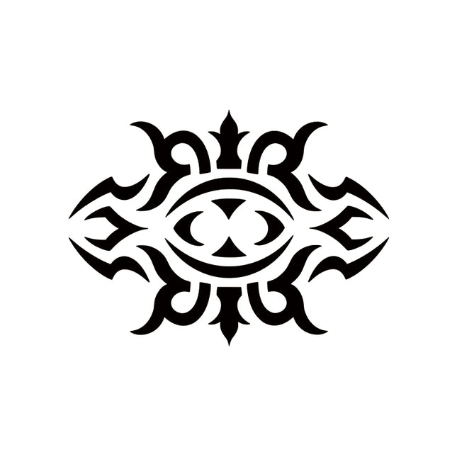 Symmetrical Tribal Harmony — Bold Black & White Motif
