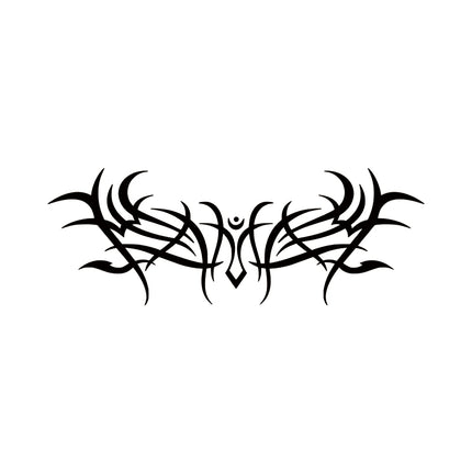 Tribal Sunburst — Bold Radiant Tattoo Motif