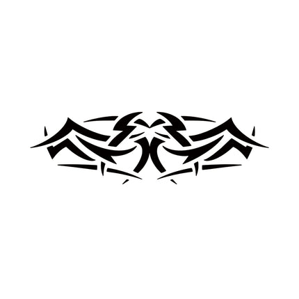 Winged Flame — Symmetrical Tribal