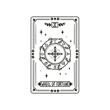 X. Wheel of Fortune - Tarot