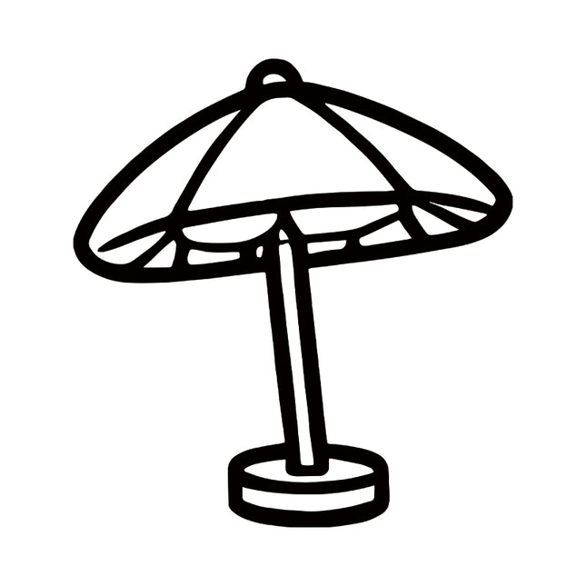 Your Home at the Beach Umbrella (Black)